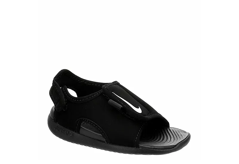 Nike Boys Infant Sunray Adjust Outdoor Sandal - Black 3 Nike Boys Infant Sunray Adjust Outdoor Sandal - Black