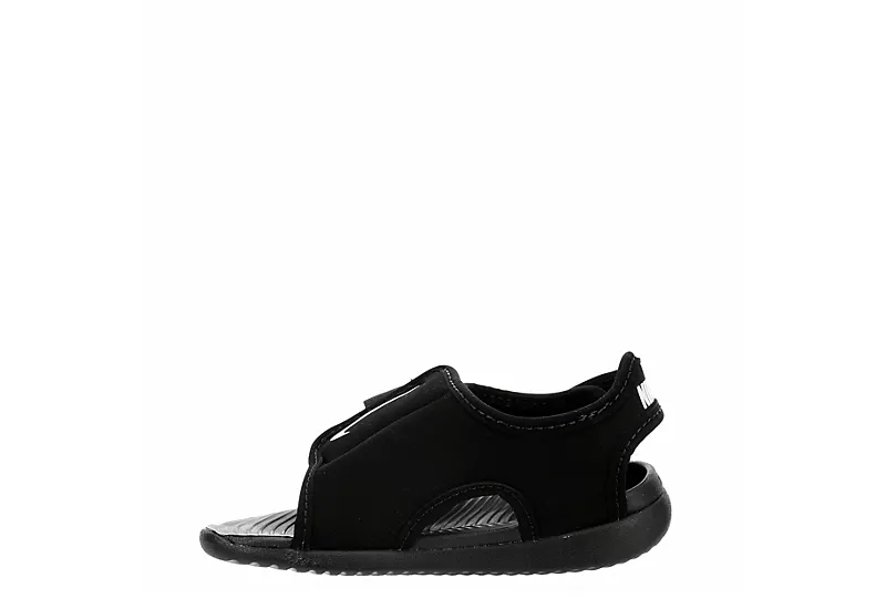 Nike Boys Infant Sunray Adjust Outdoor Sandal - Black 6 Nike Boys Infant Sunray Adjust Outdoor Sandal - Black - Image 4