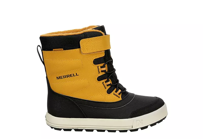 Merrell Boys Snow Storm Snow Boot - Tan 4 Merrell Boys Snow Storm Snow Boot - Tan - Image 2