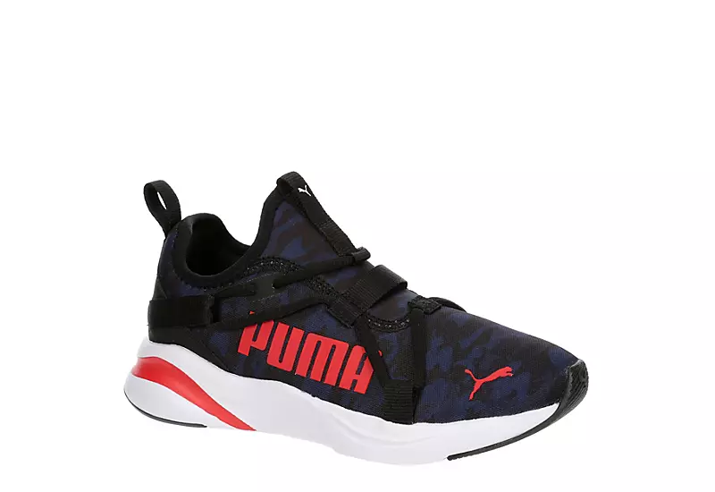 Puma Boys Little Kid Softride Rift Slip On Sneaker - Navy 3 Puma Boys Little Kid Softride Rift Slip On Sneaker - Navy