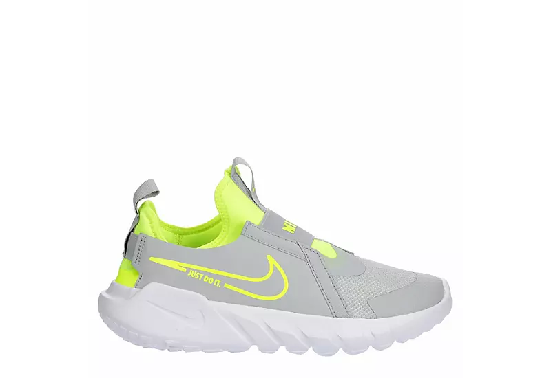 Nike Boys Flex Runner 2 Slip On Sneaker - Grey 4 Nike Boys Flex Runner 2 Slip On Sneaker - Grey - Image 2