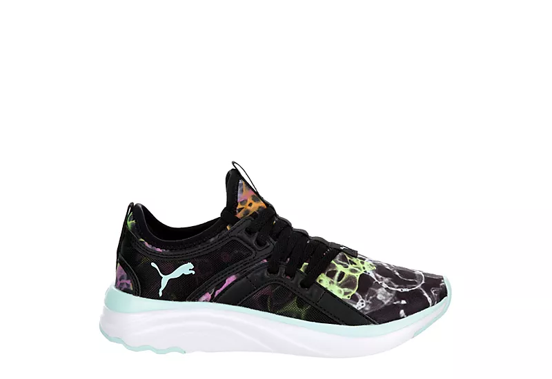 Puma Girls Softride Sophia Sneaker - Black 4 Puma Girls Softride Sophia Sneaker - Black - Image 2