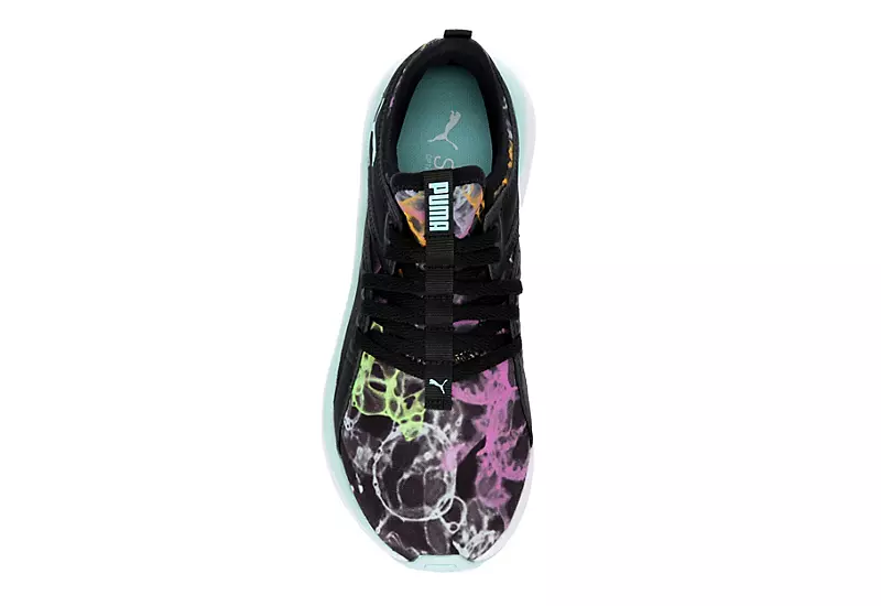 Puma Girls Softride Sophia Sneaker - Black 8 Puma Girls Softride Sophia Sneaker - Black - Image 6
