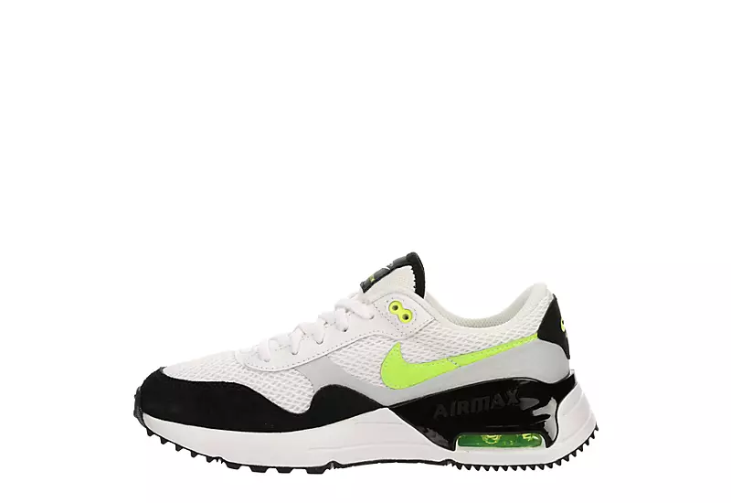 Nike Boys Air Max Systm Bg Sneaker - White 6 Nike Boys Air Max Systm Bg Sneaker - White - Image 4