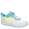 Nike Boys Court Borough 2 Low Top Sneaker - White -Nike || ADIDAS || Puma Shop US 01 808158 00