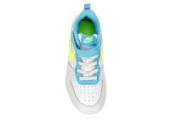 Nike Boys Court Borough 2 Low Top Sneaker - White -Nike || ADIDAS || Puma Shop US 01 808158 05