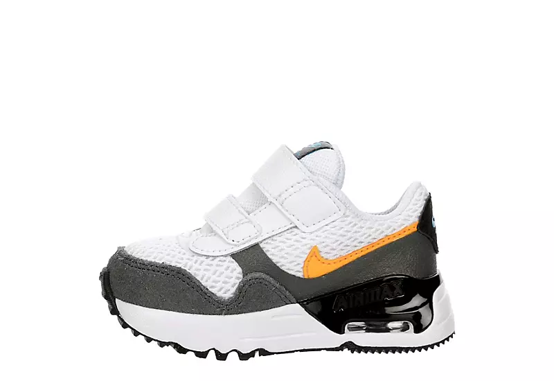 Nike Boys Infant Air Max Systm Td Sneaker - White 6 Nike Boys Infant Air Max Systm Td Sneaker - White - Image 4