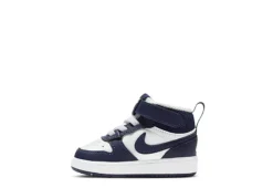 Nike Boys Infant Court Borough Mid 2 Sneakers - White -Nike || ADIDAS || Puma Shop US 01 808166 02