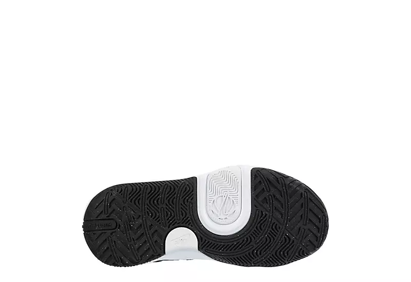 Nike Boys Team Hustle D11 High Top Basketball Shoe - Black 9 Nike Boys Team Hustle D11 High Top Basketball Shoe - Black - Image 7