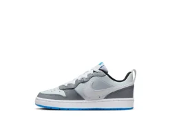 Nike Boys Court Borough 2 Low Top Sneaker - Grey -Nike || ADIDAS || Puma Shop US 01 808282 02