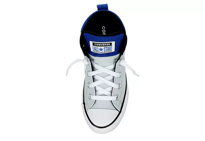 Converse Boys Chuck Taylor All Star Axel Mid Sneaker - Blue 8 Converse Boys Chuck Taylor All Star Axel Mid Sneaker - Blue - Image 6