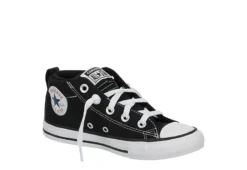Converse Boys Chuck Taylor All Star Street Mid Sneaker - Black