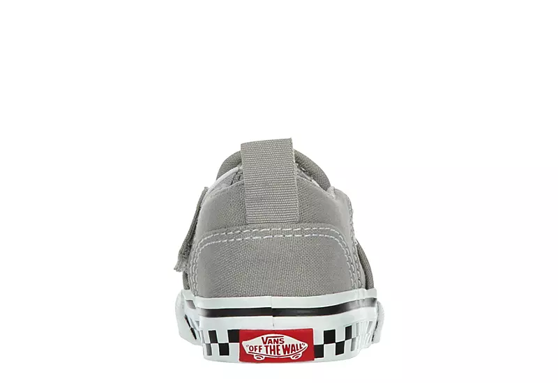 Vans Boys Infant Asher Slip On Sneaker - Grey 7 Vans Boys Infant Asher Slip On Sneaker - Grey - Image 5