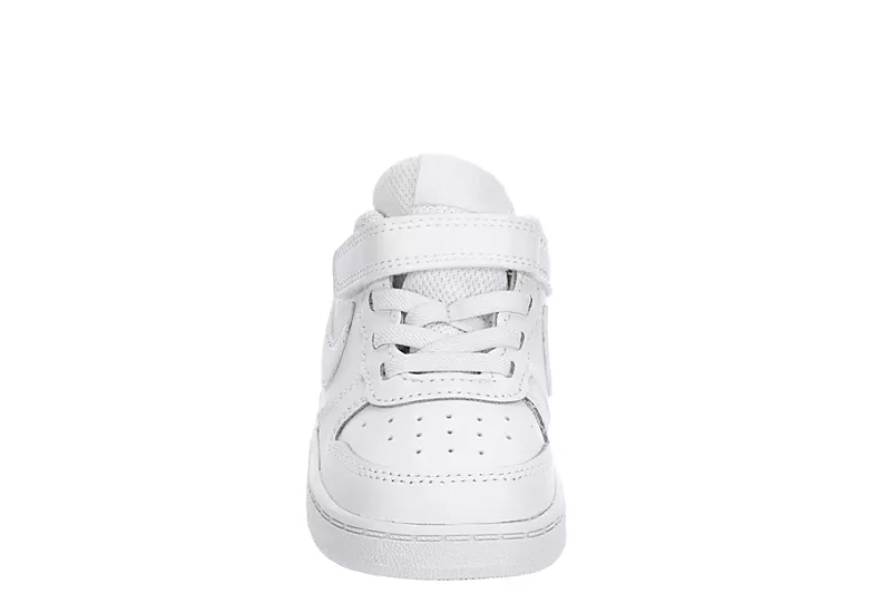 Nike Boys Infant Court Borough 2 Low Top Sneaker - White 5 Nike Boys Infant Court Borough 2 Low Top Sneaker - White - Image 3