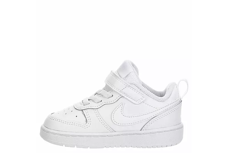 Nike Boys Infant Court Borough 2 Low Top Sneaker - White 6 Nike Boys Infant Court Borough 2 Low Top Sneaker - White - Image 4
