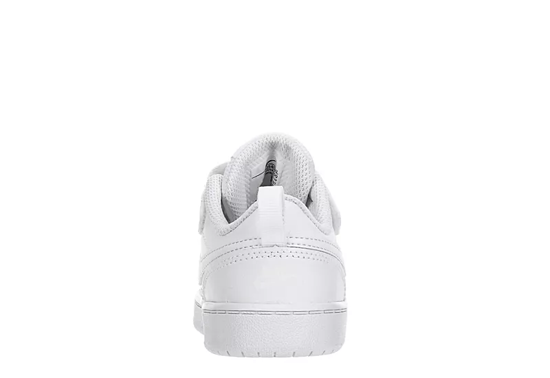 Nike Boys Infant Court Borough 2 Low Top Sneaker - White 7 Nike Boys Infant Court Borough 2 Low Top Sneaker - White - Image 5