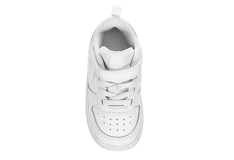 Nike Boys Infant Court Borough 2 Low Top Sneaker - White 8 Nike Boys Infant Court Borough 2 Low Top Sneaker - White - Image 6