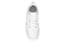 Nike Boys Court Borough 2 Low Top Sneaker - White -Nike || ADIDAS || Puma Shop US 01 831021 05
