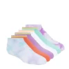 Skechers Girls Low Cut Tie Dye Socks 6 Pairs - Tie-dye -Nike || ADIDAS || Puma Shop US 01 900145 00