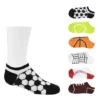 Sof Sole Boys Sports Balls No Show Socks 6 Pairs - Assorted -Nike || ADIDAS || Puma Shop US 01 901529 00