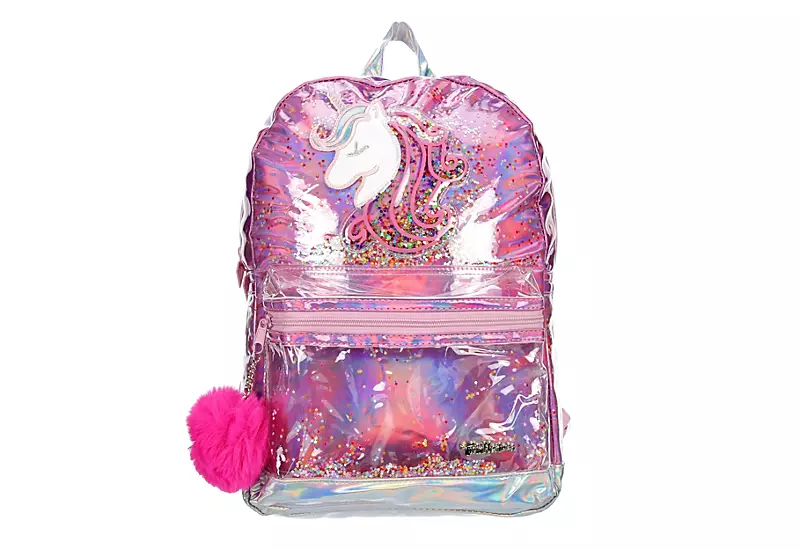 Skechers Girls Confetti Unicorn Backpack - Pink 4 Skechers Girls Confetti Unicorn Backpack - Pink - Image 2