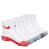 Nike Boys Ankle Socks 6 Pairs - White 1 Nike Boys Ankle Socks 6 Pairs - White -Nike || ADIDAS || Puma Shop US 01 901695 00