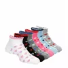 Ladeda Girls Scallop Heart No Show Socks 6 Pairs - White -Nike || ADIDAS || Puma Shop US 01 902118 00