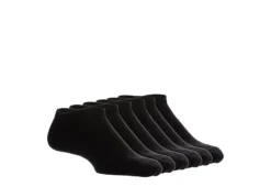 Game Sport Boys Ultralite No Show Socks 6 Pairs - Black