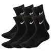Nike Boys Toddler Crew Socks 6 Pairs - Black -Nike || ADIDAS || Puma Shop US 01 941027 00